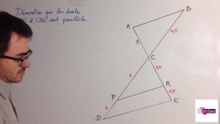 Objectif 23 – Appliquer la réciproque du théorème de Thalès